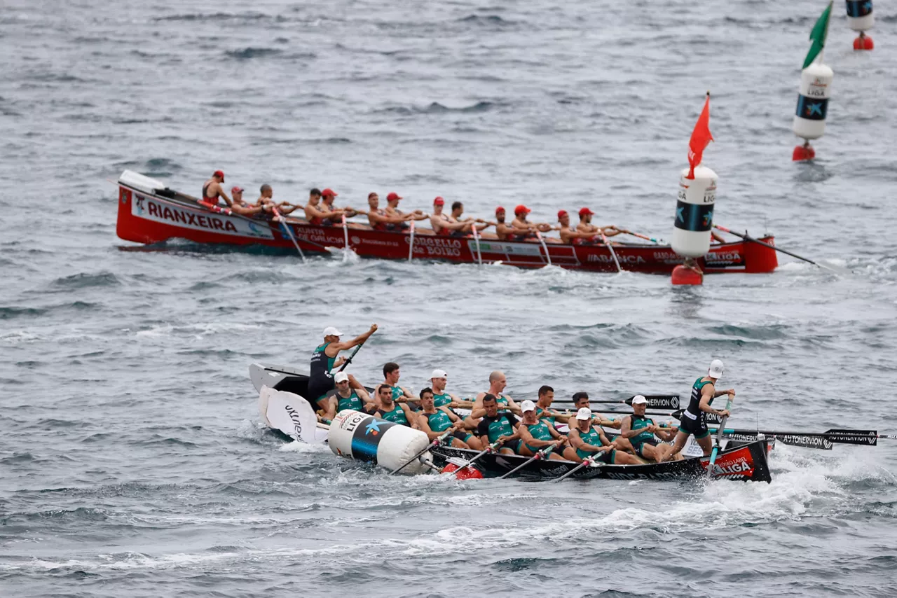 Eusko Label Ligako estropada bat