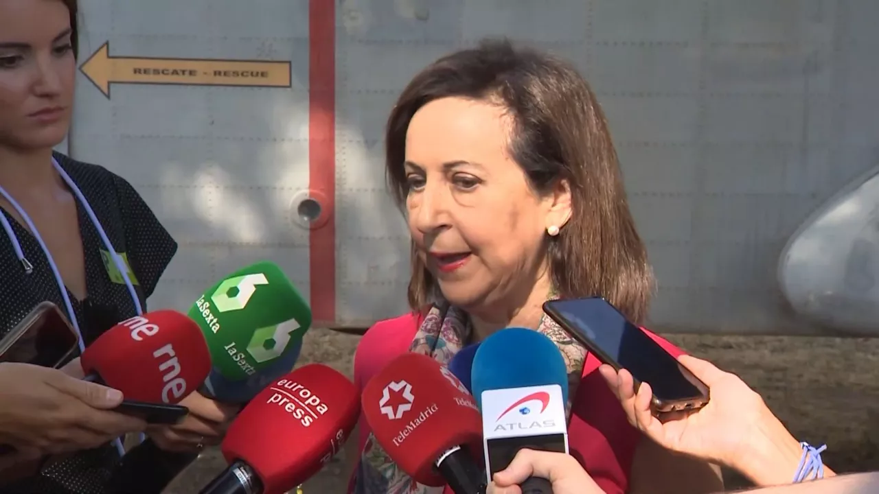 Margarita Robles, astearte honetan. Argazkia: EITB Media