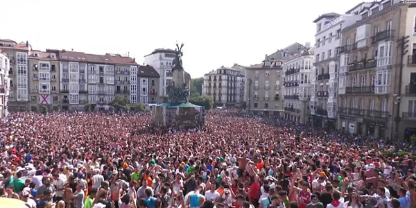 Bajada de Celedón. Imagen: EITB Media
