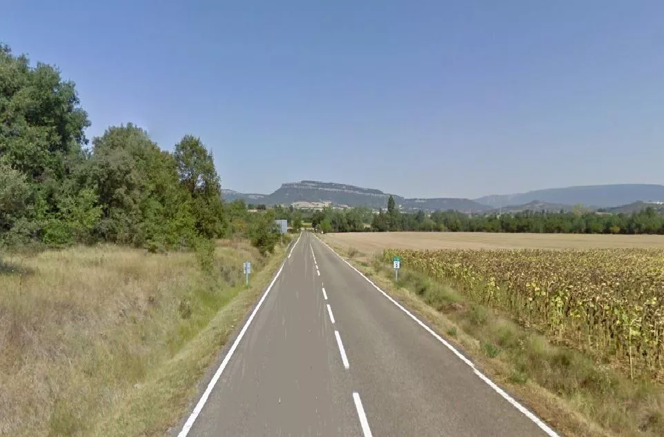 Lugar del accidente, visto por Google Maps.