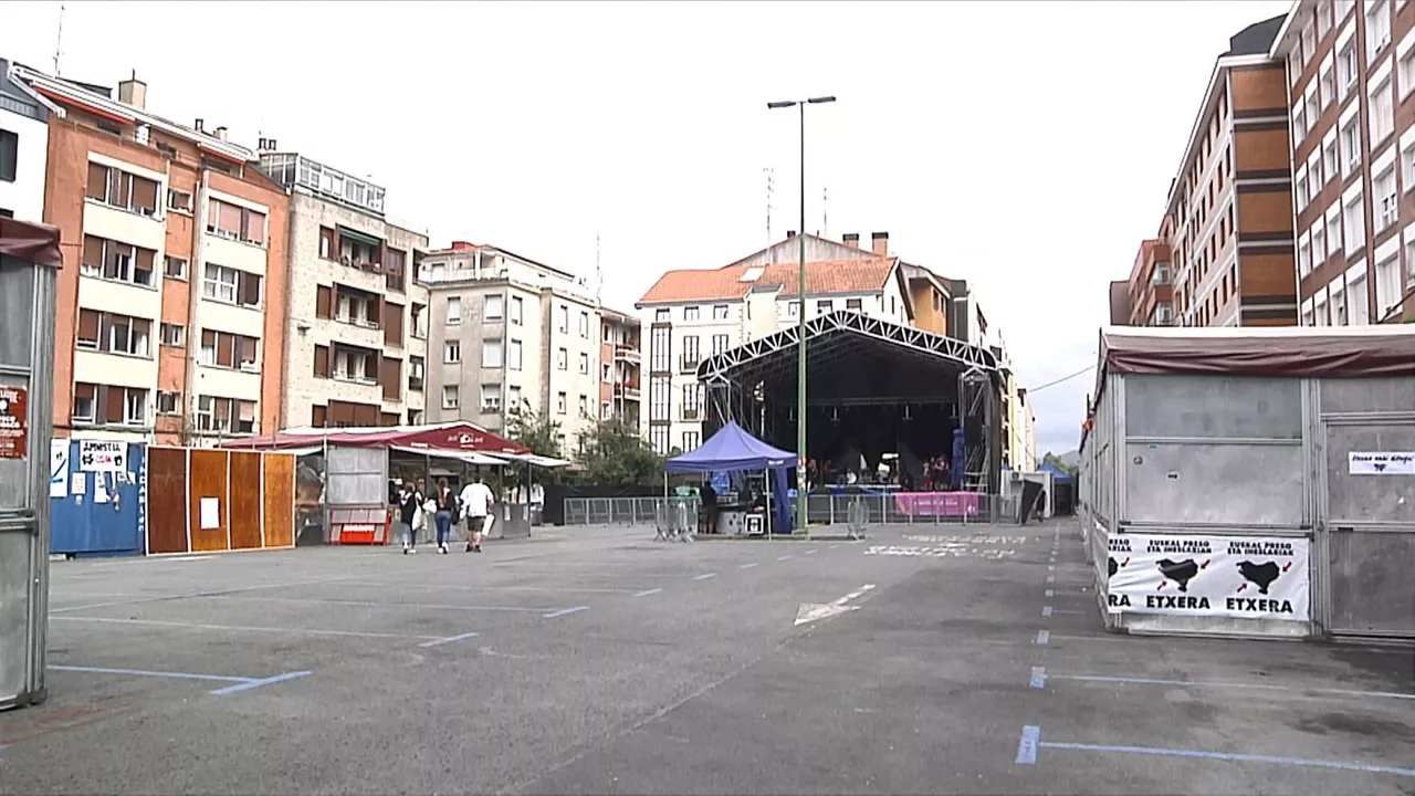 El recinto festivo de Romo donde se produjeron los hechos.