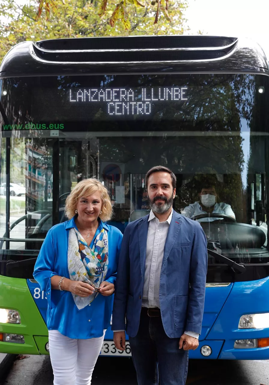 El autobús lanzadera. Foto: EFE
