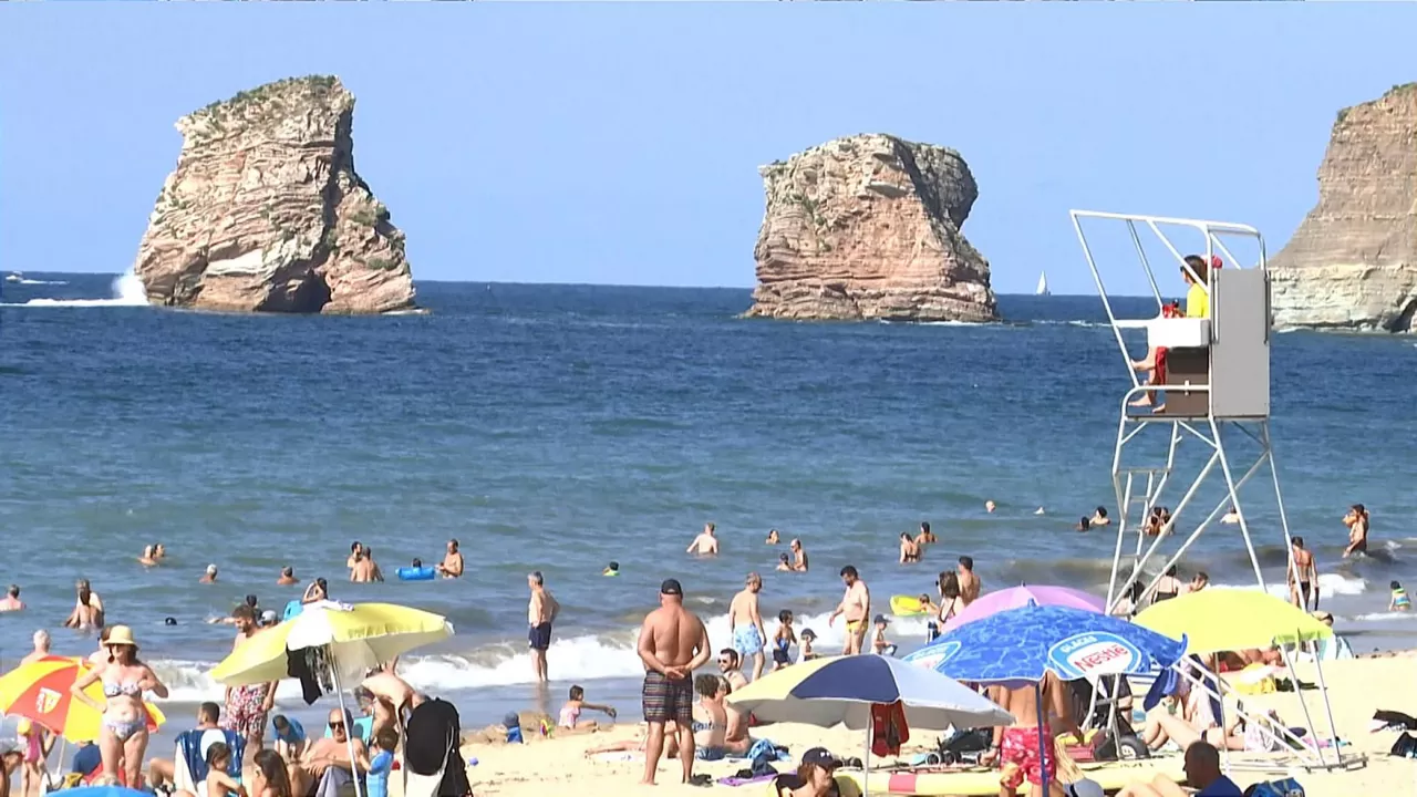 Playa de Hendaia. Foto: EITB Media.
