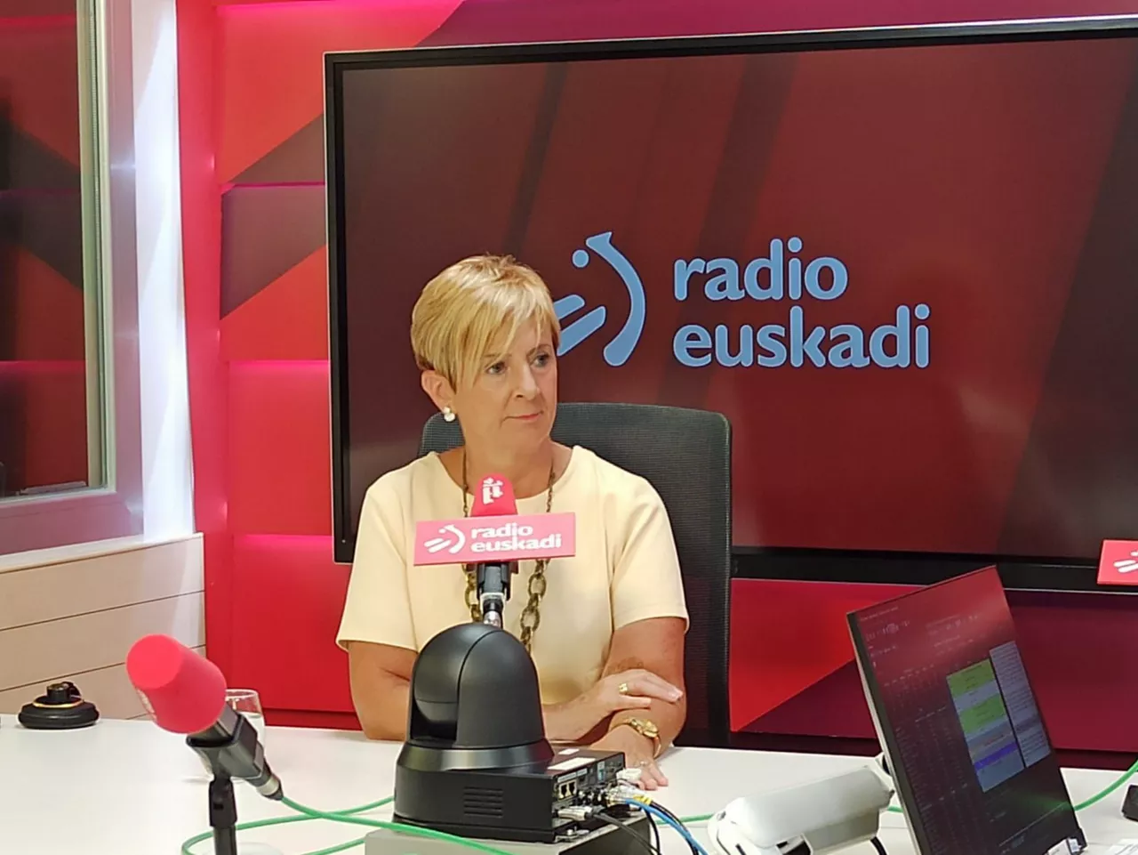 Tapia, en un momento de la entrevista.