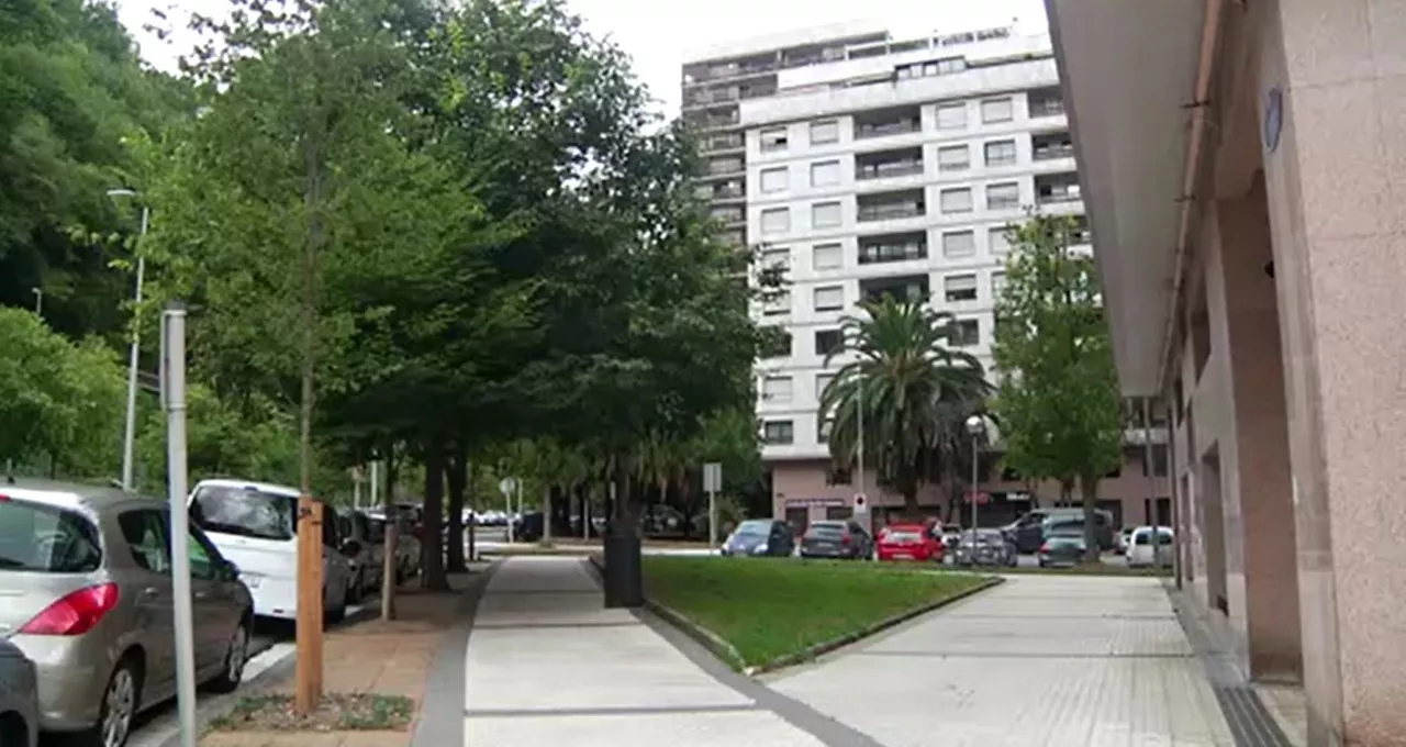 La agresión ha tenido lugar en Amara. Foto obtenida de un vídeo de EITB.