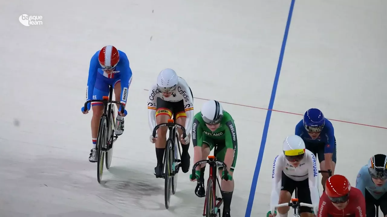 Tania Calvo omniumean.