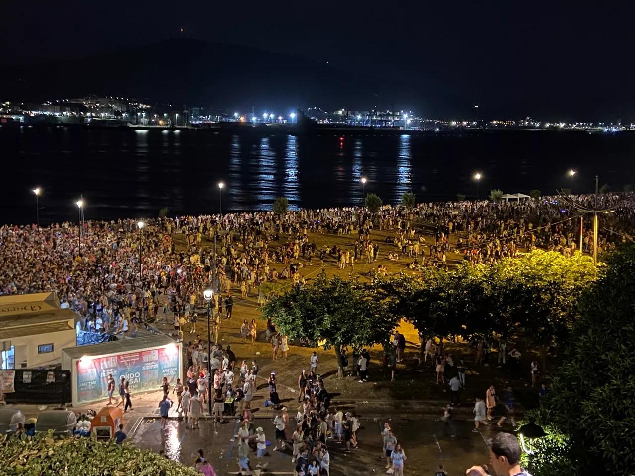 Algortako Portu Zaharreko jai-gunea. Argazkia: EITB MEDIA