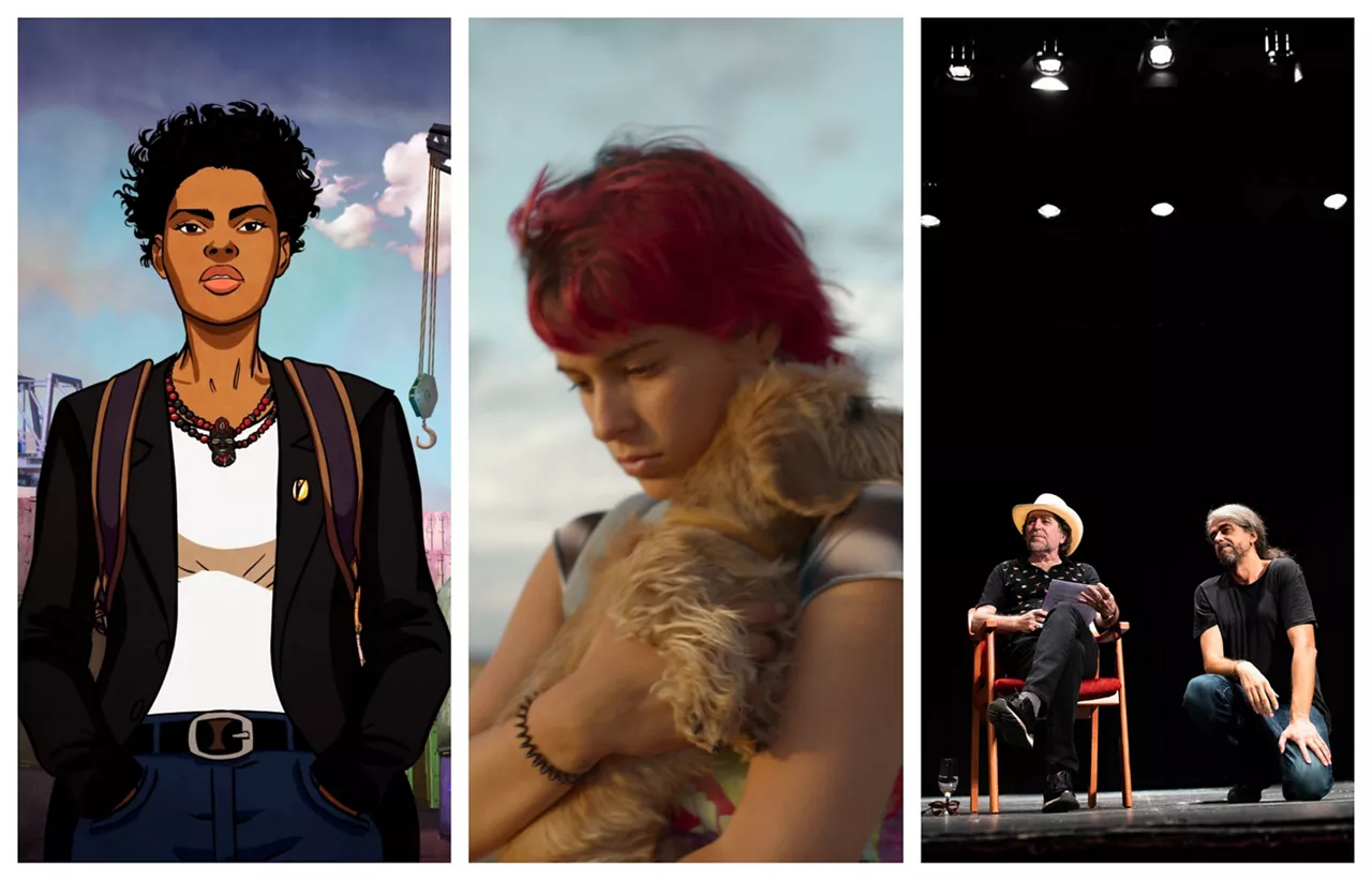 Belodromoan emango dituzten hiru filmen kartelak.