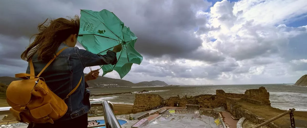 viento haizea lluvia euria eguraldia tiempo temporal denboralea arrigunaga getxo