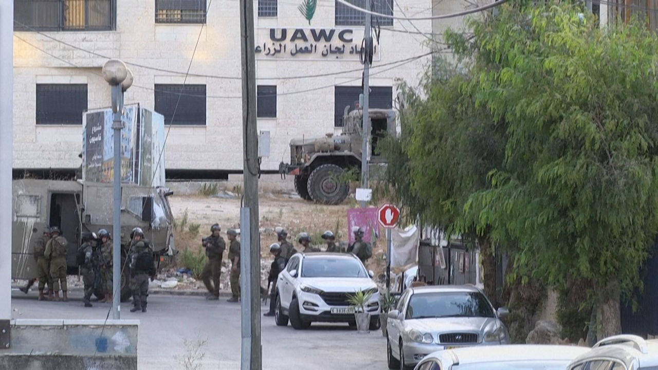Miembros del ejercito israelí. Imagen obtenida de un vídeo de Agencias.
