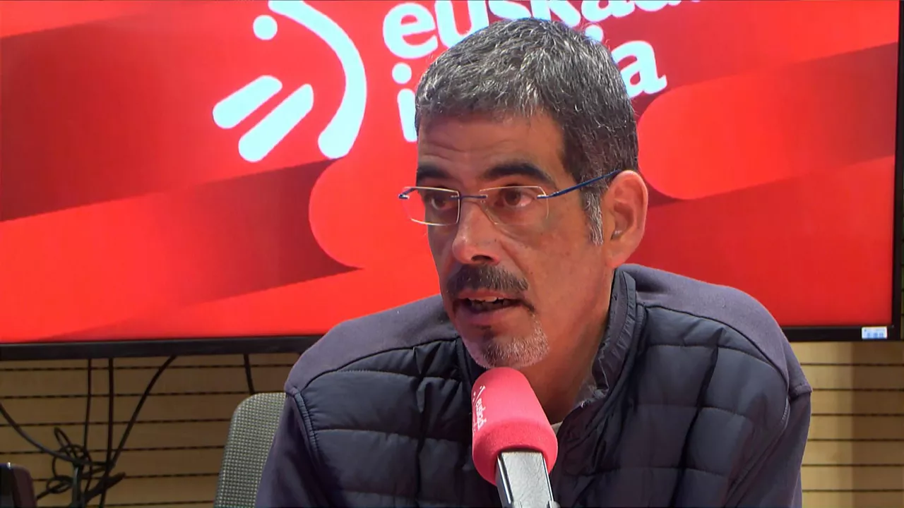Goia, durante un momento de la entrevista.