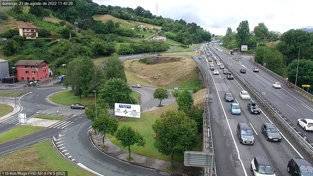 Trafikoa momentu honetan. Argazkia: Segurtasun Saila.