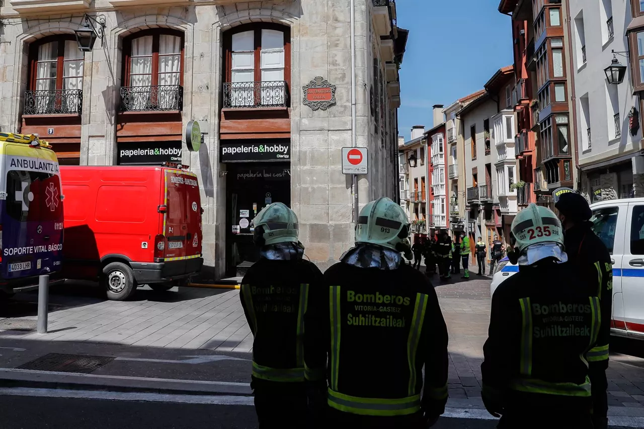 La Ertzaintza ha llegado al lugar hacia las 14:30 horas. Foto: EFE.