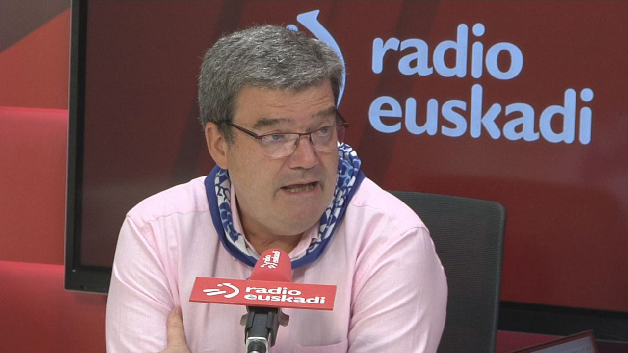 Juan Mari Aburto. Imagen obtenida de un vídeo de EITB Media.
