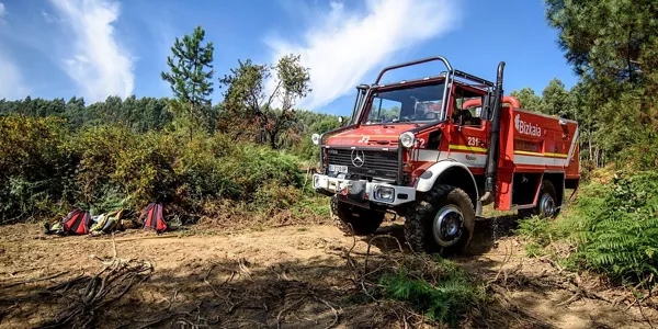 Incendio en Basuri (EFE)