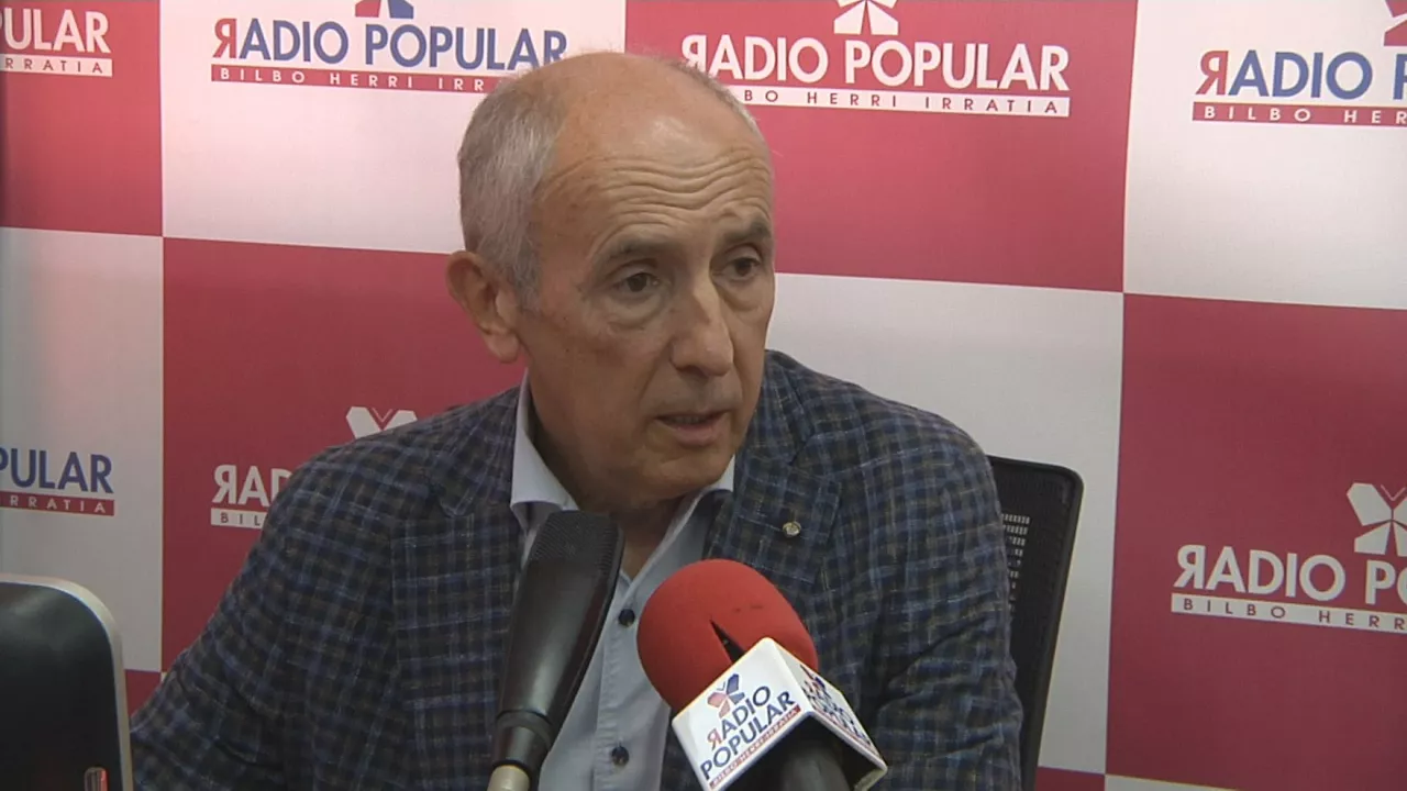 Josu Erkoreka. Imagen obtenida de un vídeo de EITB Media.