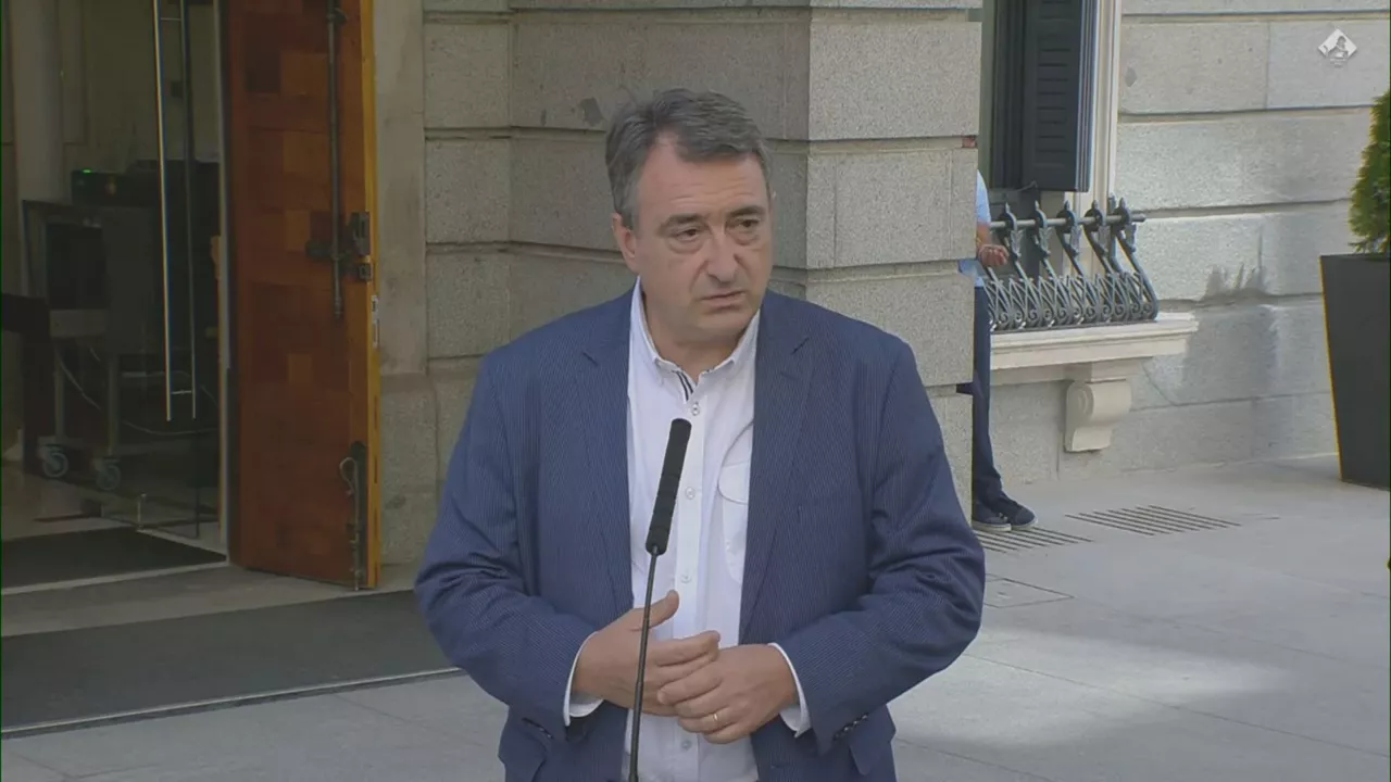 Aitor Esteban. Imagen obtenida de un vídeo del Congreso.