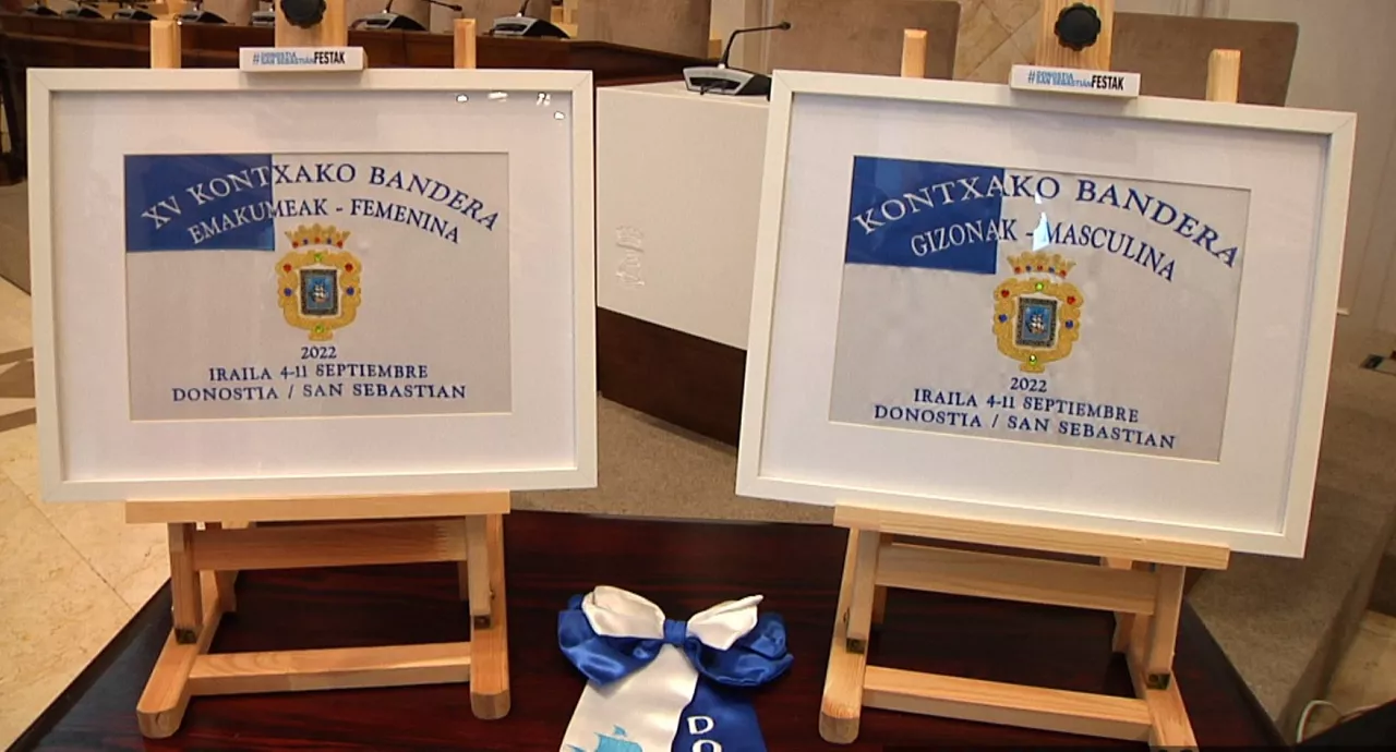 2022ko Kontxako Banderaren aurkzpena