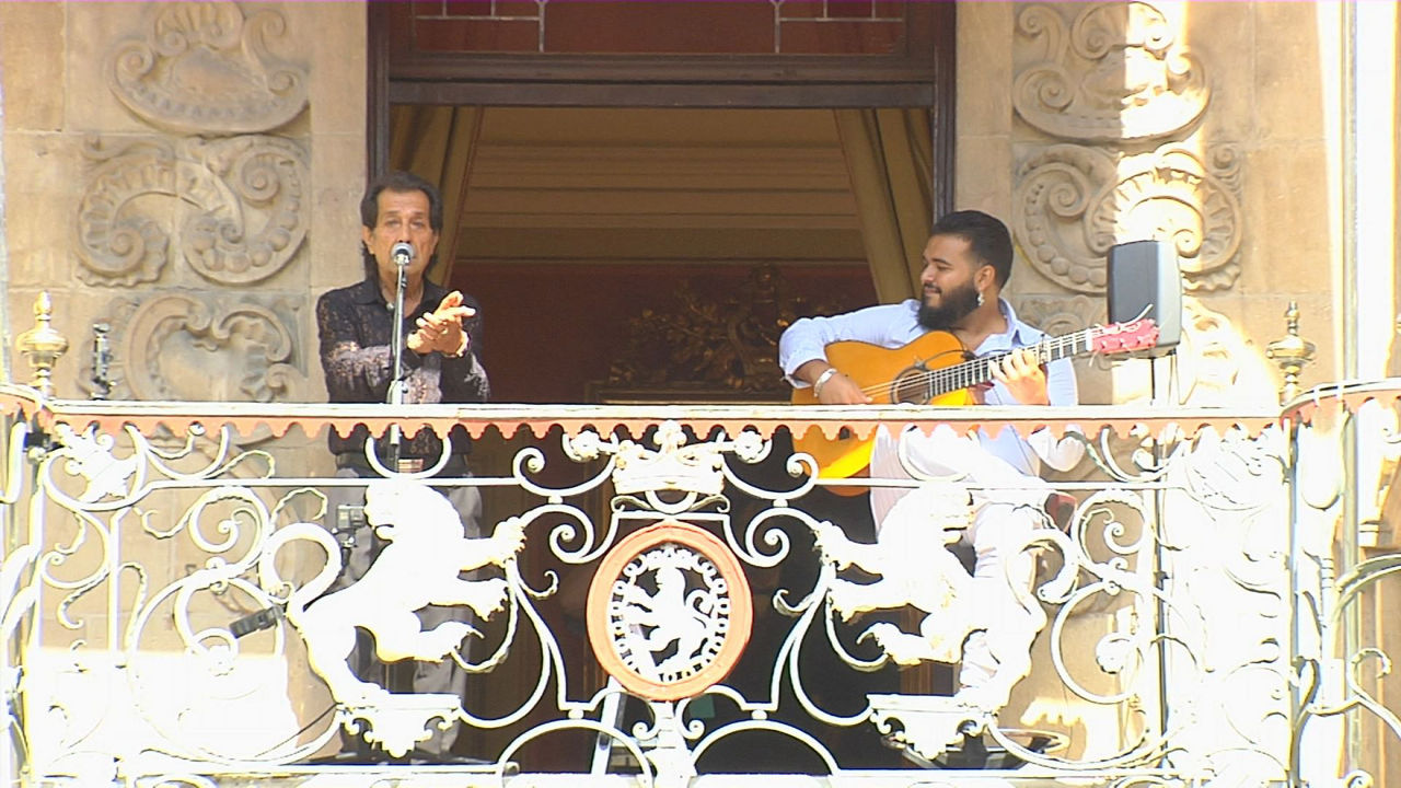 Juan Villar y Nono Reyes. Imagen obtenida de un vídeo de EITB Media.
