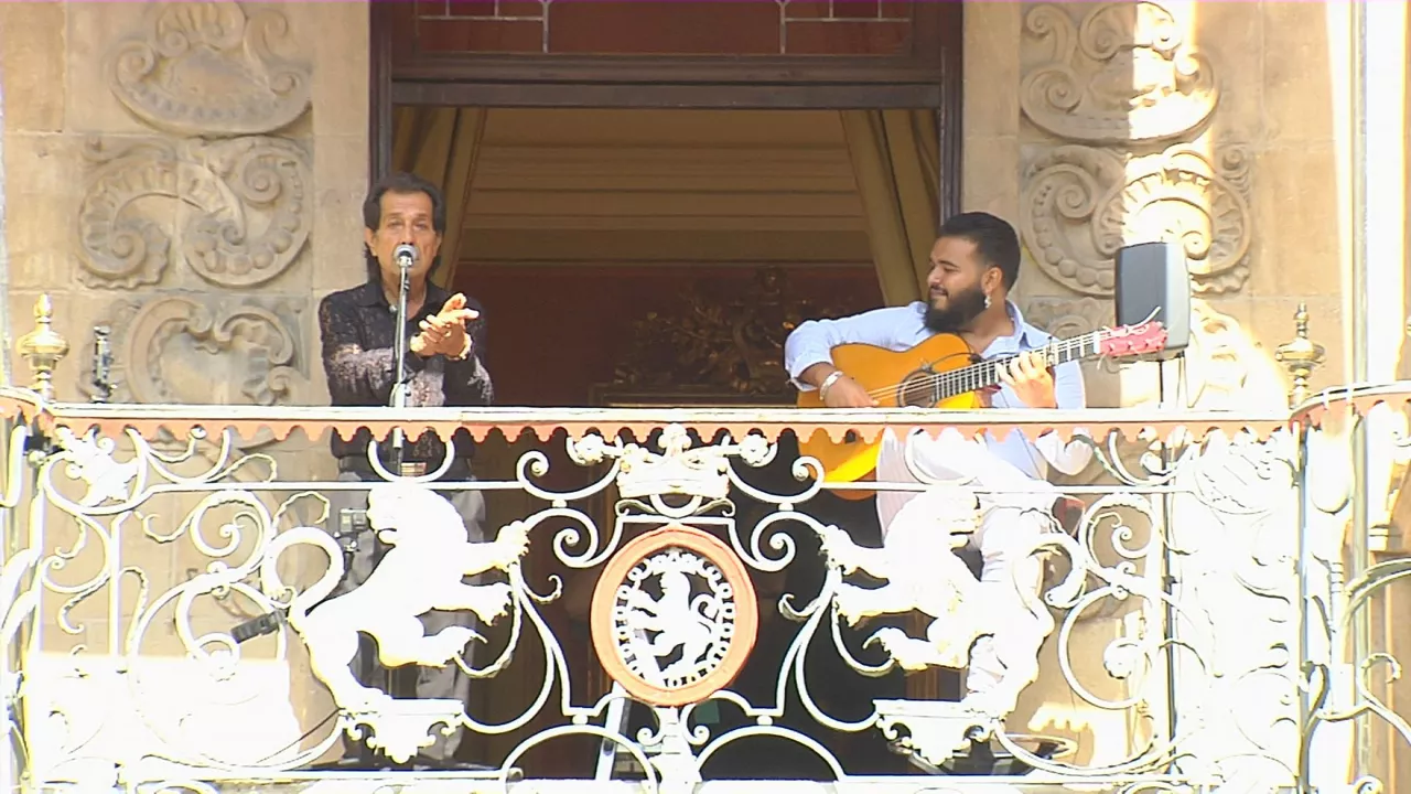 Juan Villar y Nono Reyes. Imagen obtenida de un vídeo de EITB Media.