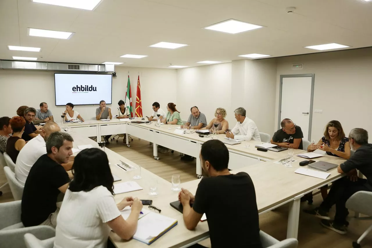 Reunión de la Mesa Política de EH Bildu. Foto: EFE