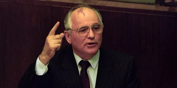 Mikhail Gorbatxov 1991ko irudi batean. Argazkia: EFE