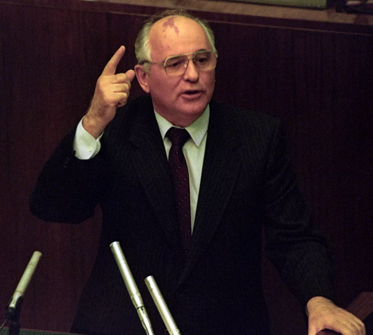 Mijaíl Gorbachov en una imagen de 1991. Foto: EFE