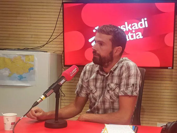Arroyo, elkarrizketaren une batean.