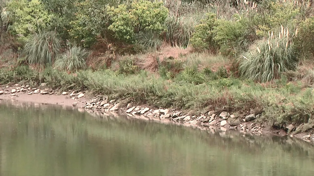 El joven saltó a la ría en Erandio. Foto: EITB Media