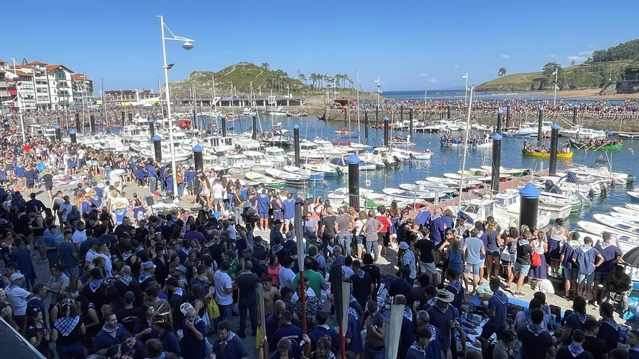 Celebración del Antzar Eguna en Lekeitio. Foto: EFE