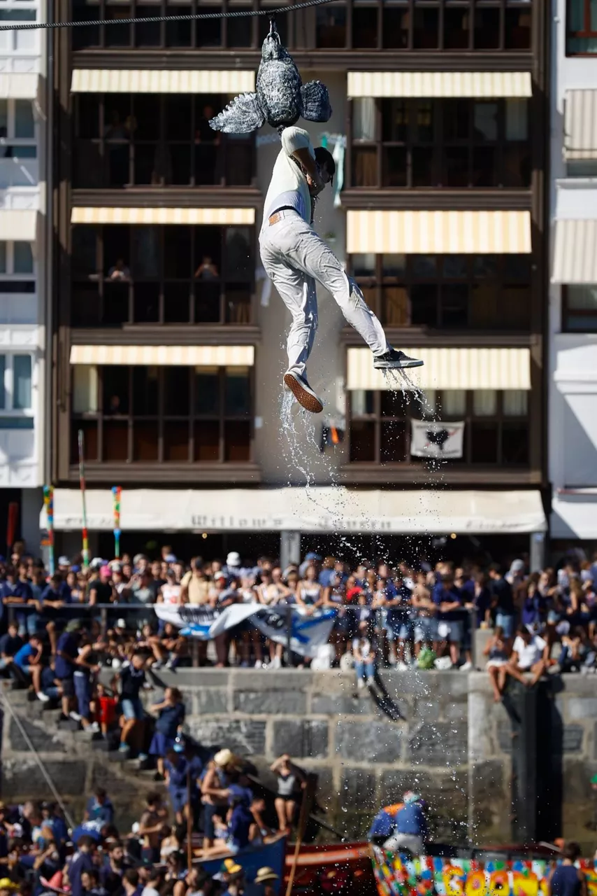 Celebración del Antzar Eguna en Lekeitio. Foto: EFE
