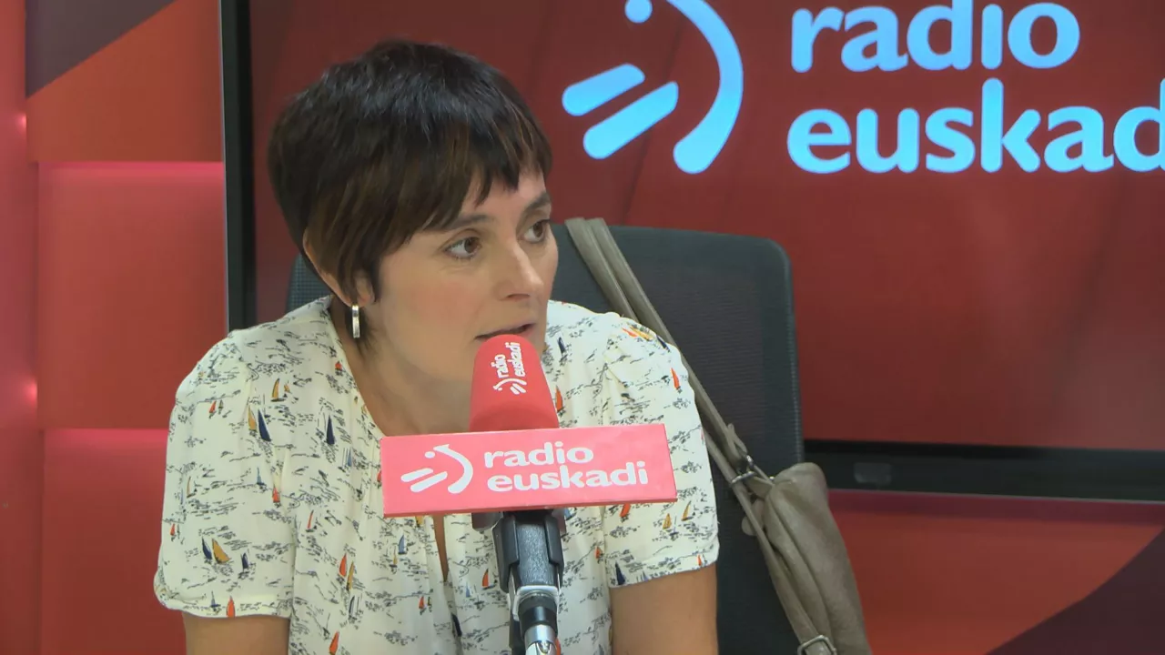 Garbiñe Aranburu. Imagen obtenida de un vídeo de EITB Media.