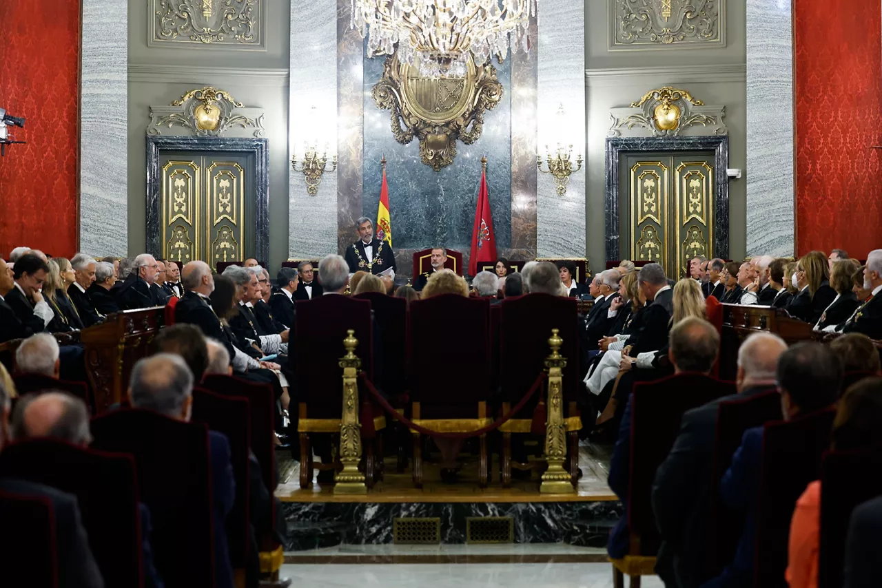 Imagen de la apertura del Año Judicial 2022/2023