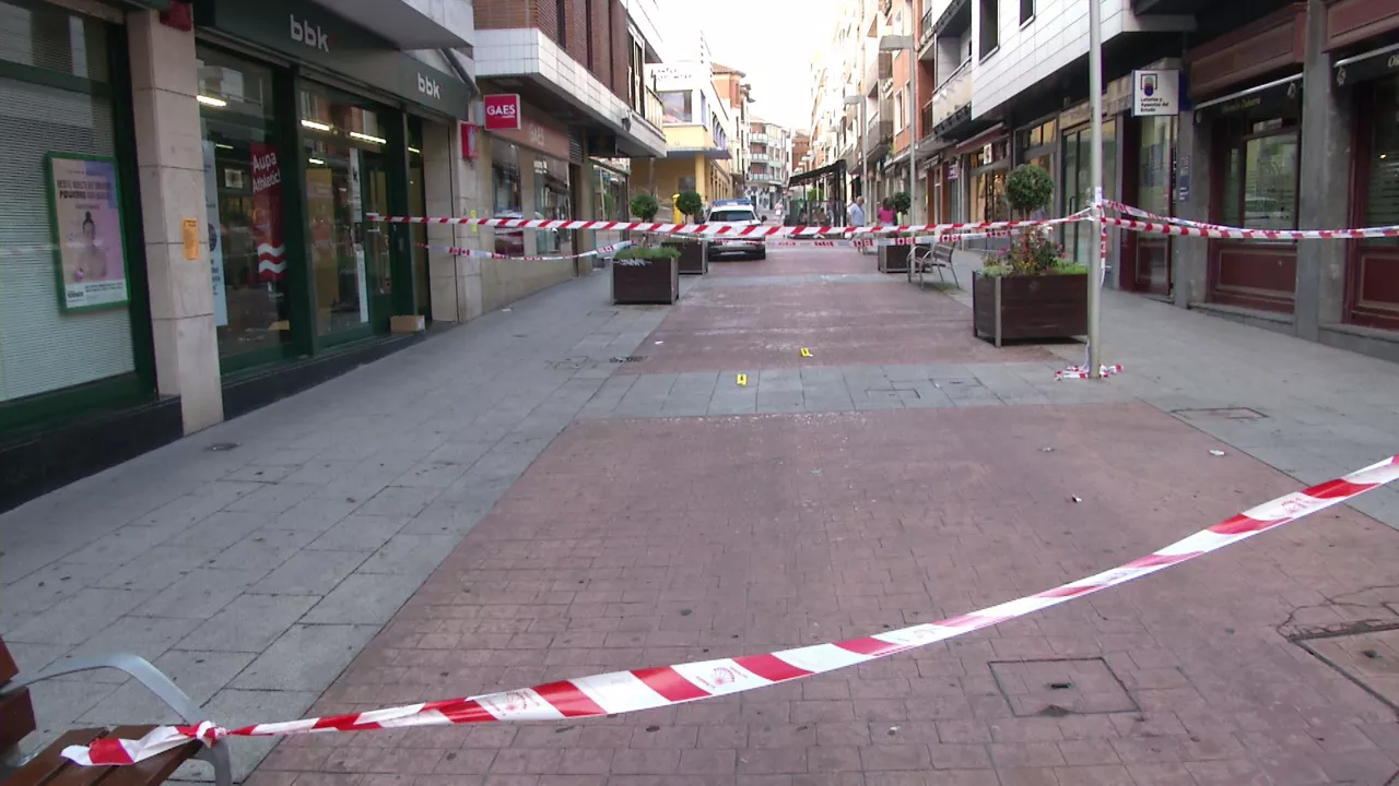 Gertakariaren tokia. EITB Mediaren bideo batetik lortutako argazkia.
