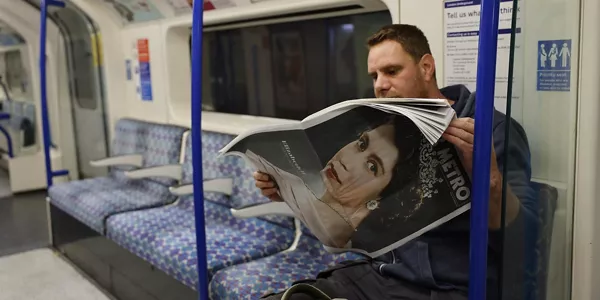 Londres, el día después de la muerte de Isabel II. Foto: EFE