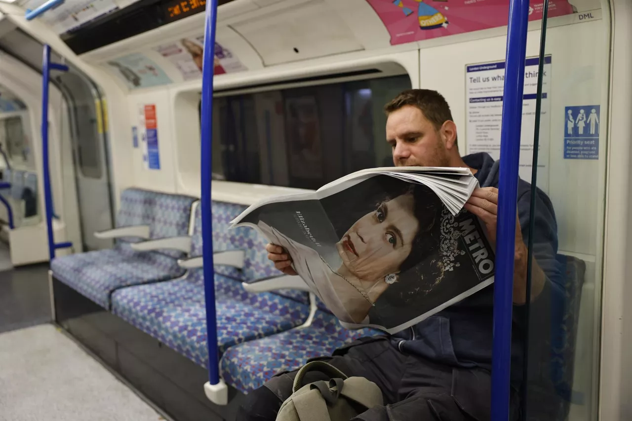 Londres, el día después de la muerte de Isabel II. Foto: EFE