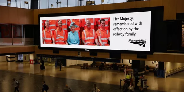 Londres, el día después de la muerte de Isabel II. Foto: EFE