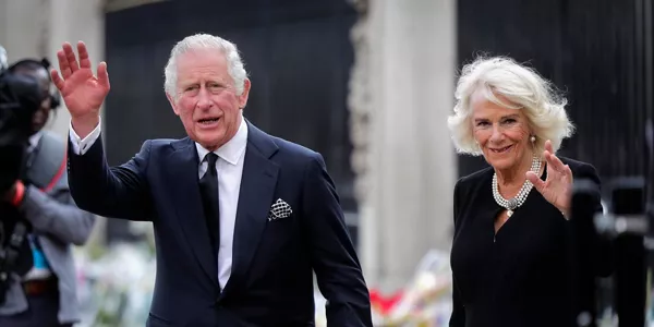 Carlos III en Buckingham. Foto: EFE