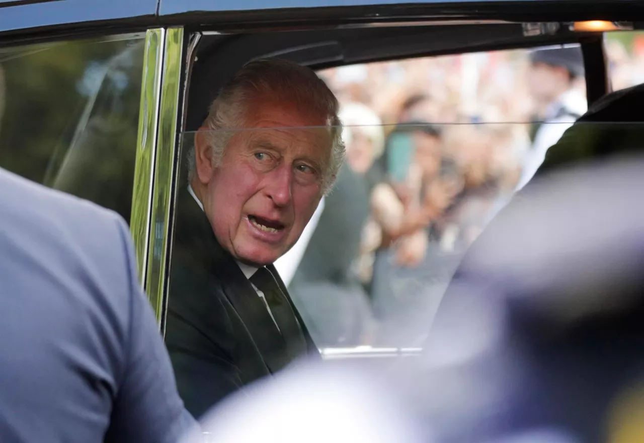 Carlos III en Buckingham. Foto: EFE