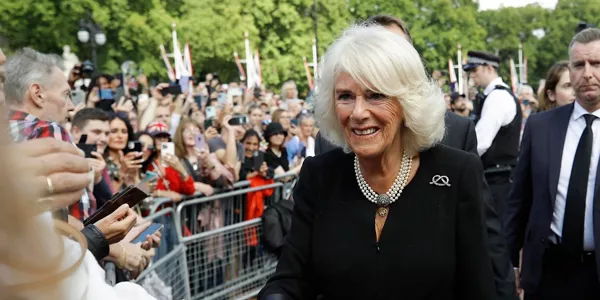 Camila Parker Bowles en Londres. Foto: EFE