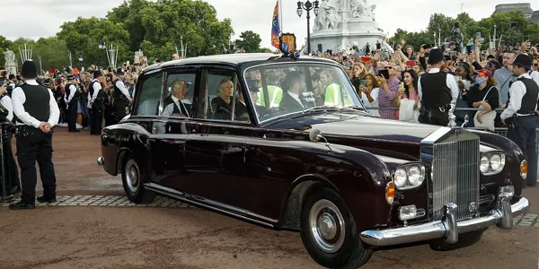 Carlos III en Buckingham. Foto: EFE