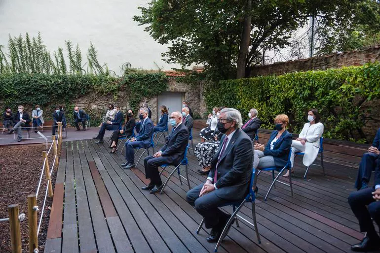 Homenaje, en septiembre de 2021, a las víctimas del covid. Foto de archivo: Irekia