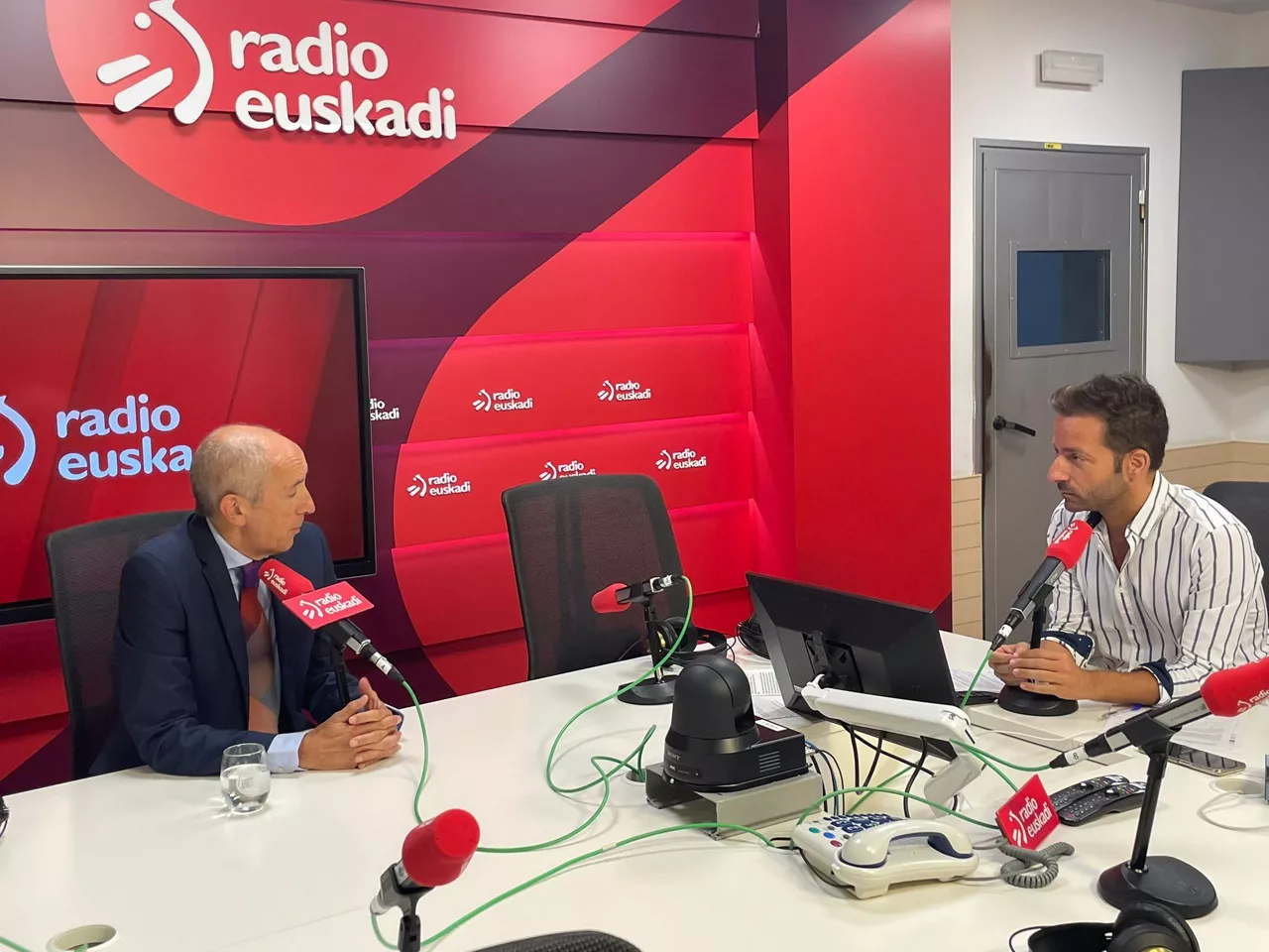 Josu Erkoreka, hoy, en Radio Euskadi. Foto: EITB Media