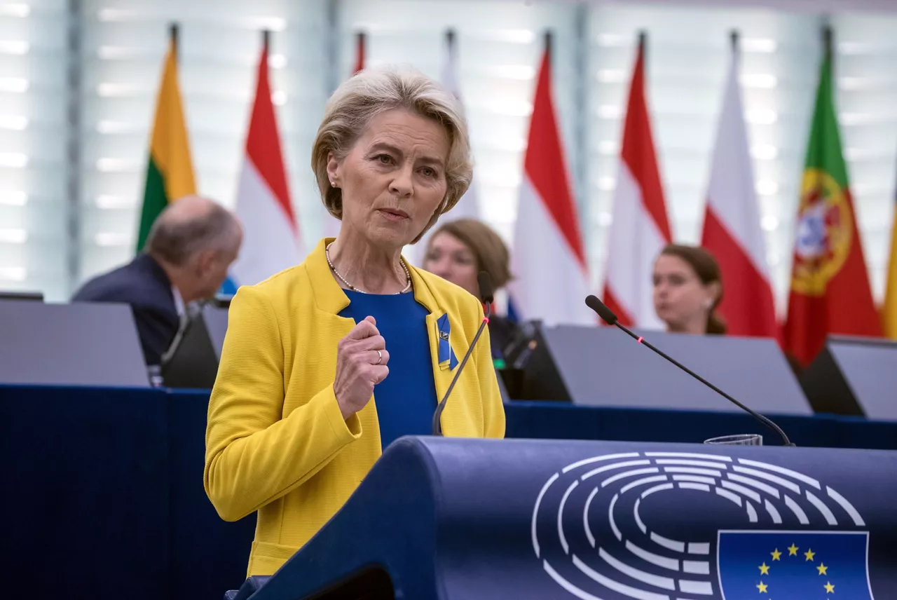 La presidenta de la Comisión Europea, Ursula von der Leyen. Foto: EFE