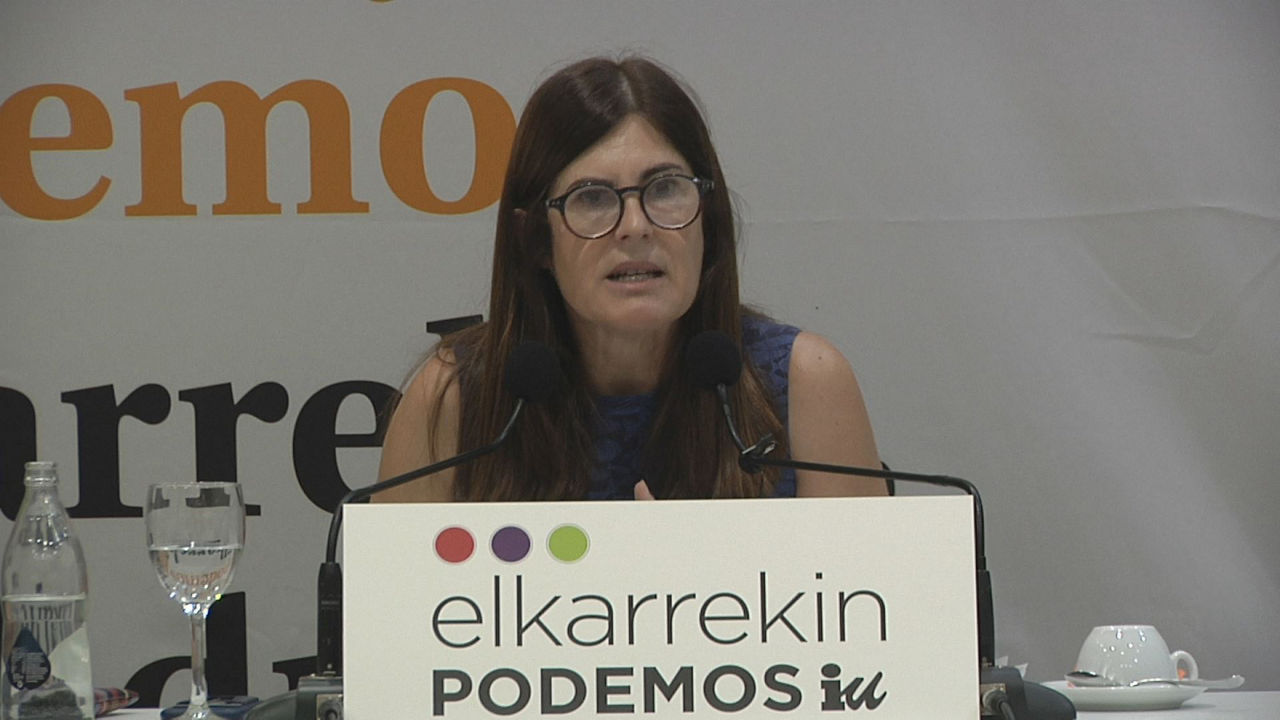 Miren Gorrotxategi. Imagen obtenida de un vídeo de EITB Media.
