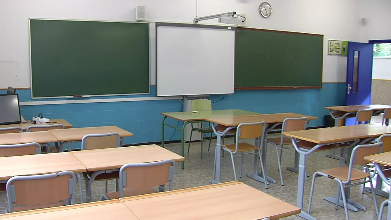 Ikasgela bat. EITB Mediaren bideo batetik ateratako irudia.
