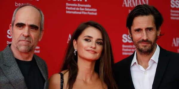 Luis Tosar, Penelope Cruz eta Juan Diego Botto. Argazkia: EFE