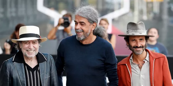Fernando León de Aranoa, Joaquín Sabina y Leiva. Foto: EFE