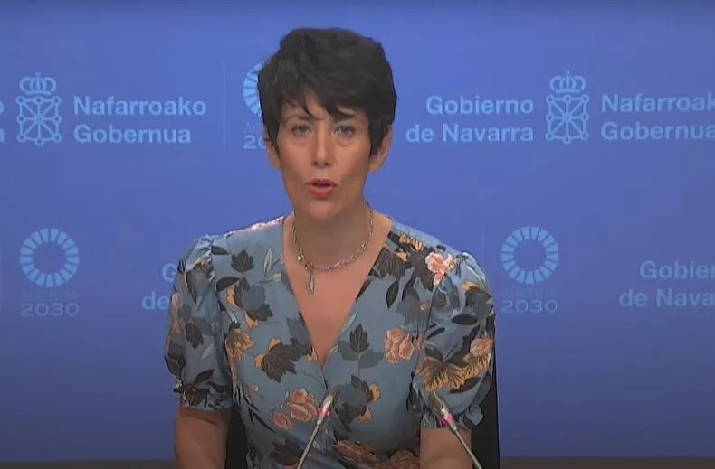 Saiz, durante su comparecencia.