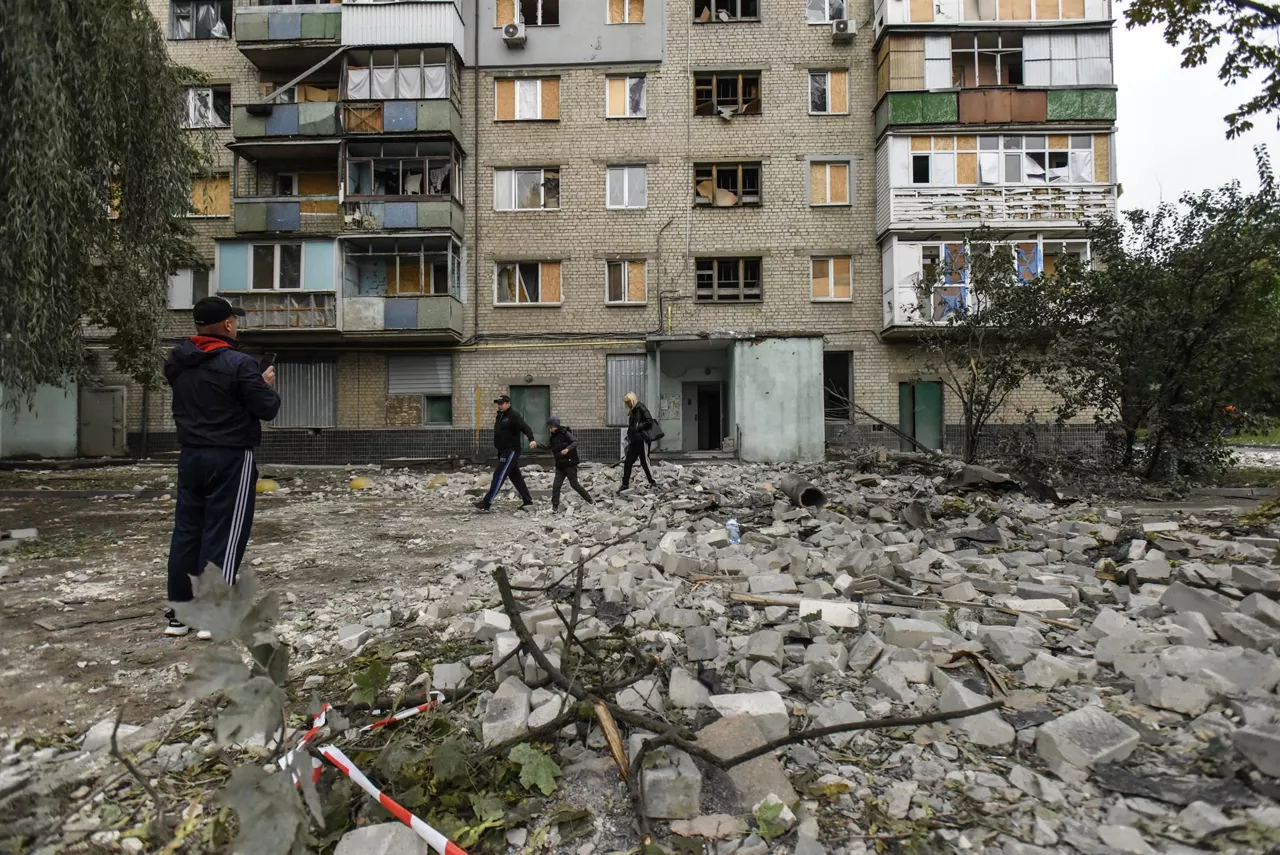 Imagen tomada en la localidad ucraniana de Járkov